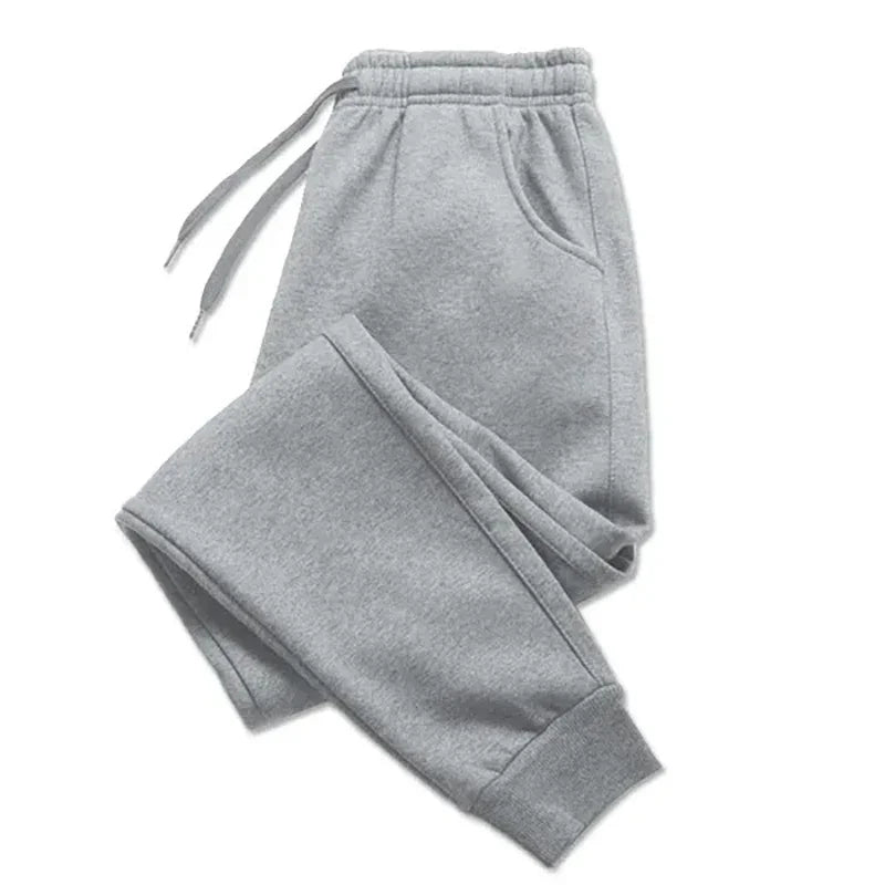 Pantalon De Survêtement Polaire Joshua Amawinc Décontracté Automne Hiver Chaud Respirant Pour Détente Et Salle De Gym