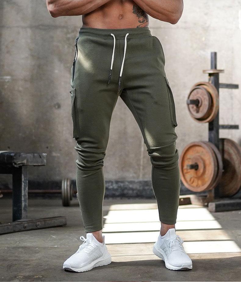 Pantalon Jogger Homme Caleb Sport Respirant Tissu Élastique Confort Toute La Journée Avec Poches Style Athlétique