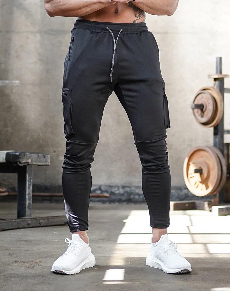 Pantalon Jogger Homme Caleb Sport Respirant Tissu Élastique Confort Toute La Journée Avec Poches Style Athlétique
