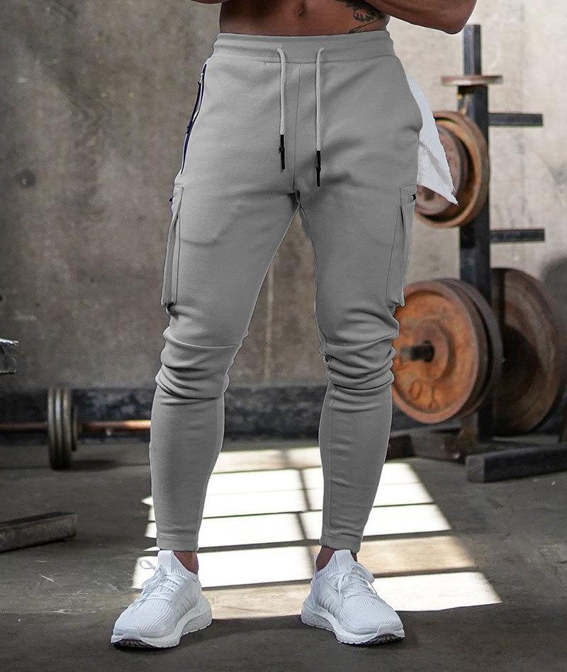 Pantalon Jogger Homme Caleb Sport Respirant Tissu Élastique Confort Toute La Journée Avec Poches Style Athlétique