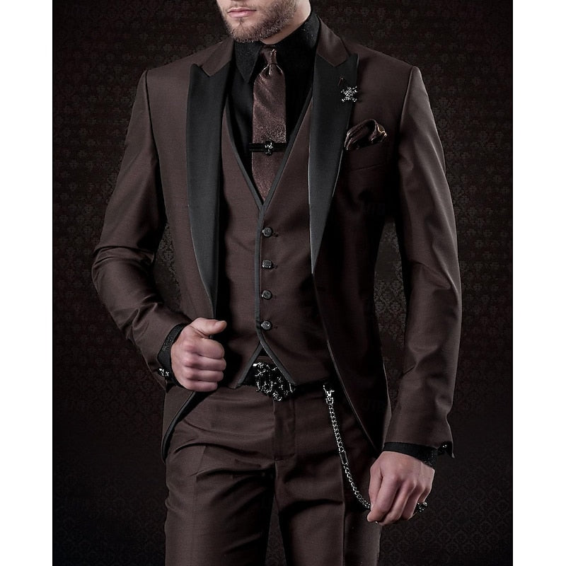 Oliver Costume Trois Pièces En Lin Pour Homme Blazer Gilet Pantalon Bordeaux Idéal Mariages Affaires