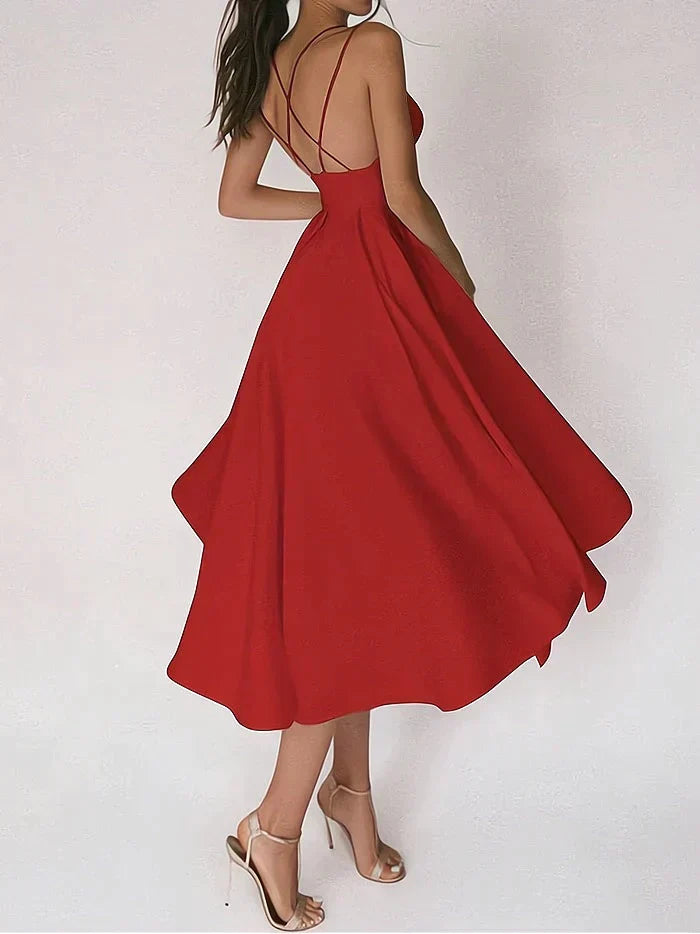 Sophie: Elegantes Kleid mit V-Ausschnitt