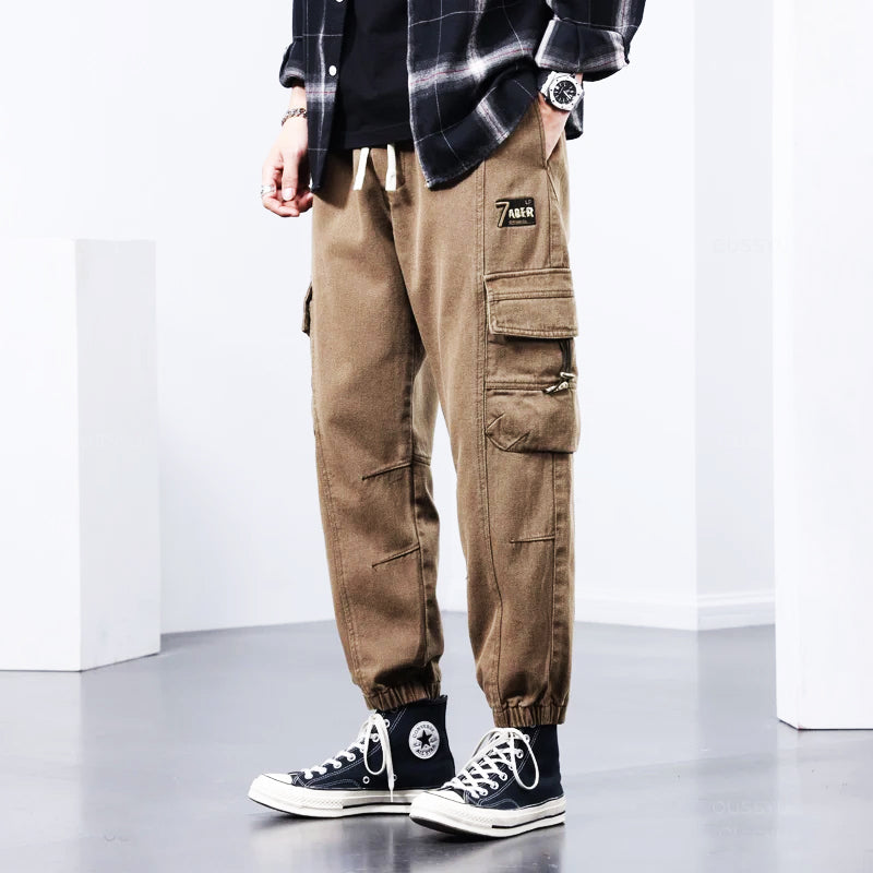 Kellan Pantalon Cargo Premium Coton De Travail Confortable Et Tendance Tailles XS À 4XL