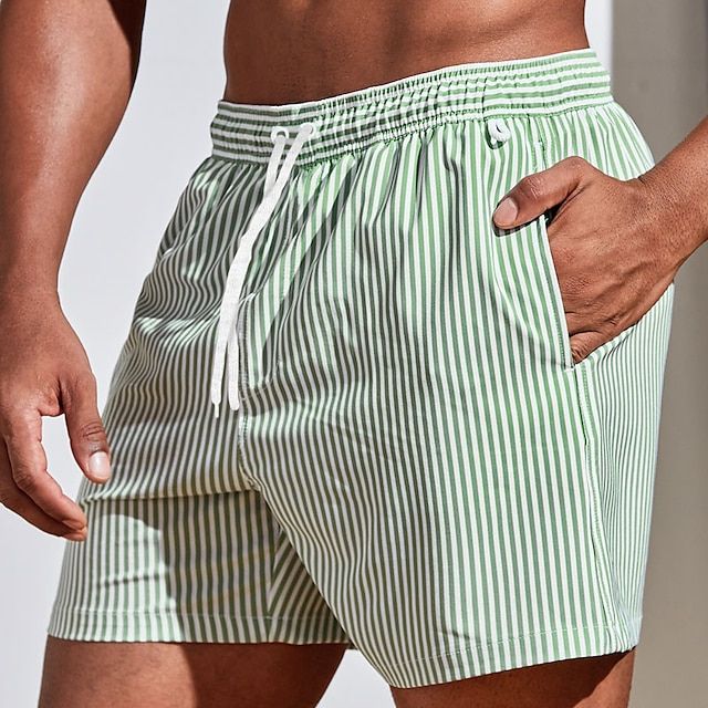 Short De Bain Homme Amawinc Nordisk Flair À Séchage Rapide Avec Taille Élastique Et Longueur Mi Cuisses