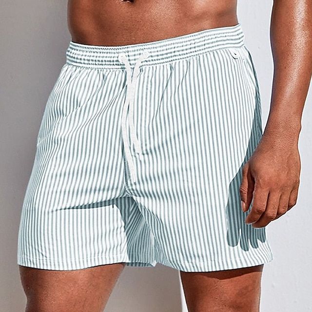Short De Bain Homme Amawinc Nordisk Flair À Séchage Rapide Avec Taille Élastique Et Longueur Mi Cuisses