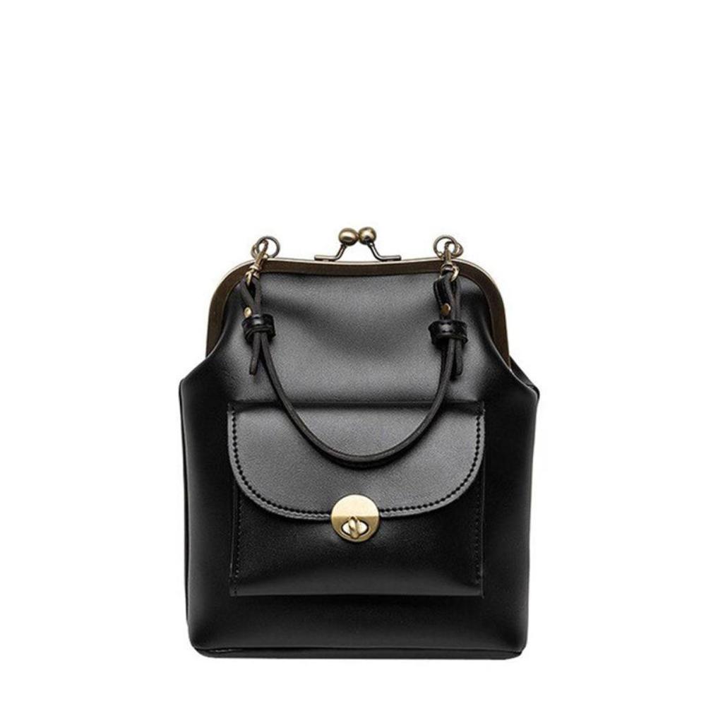 Amawinc Diana Sac Structuré En Cuir Végan Élégance Intemporelle Avec Fermeture À Clip Sécurisée