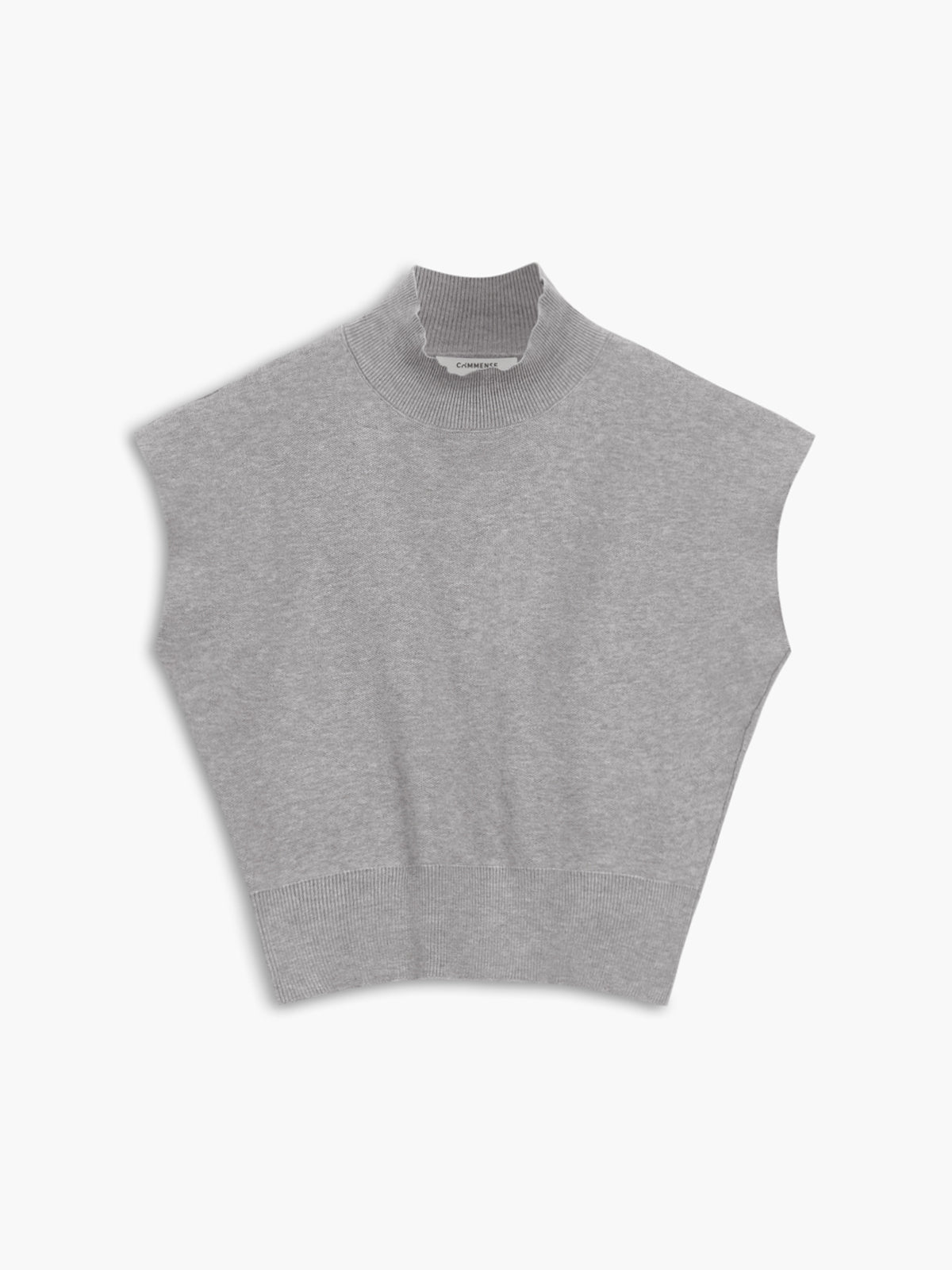 Amawinc Gilet Pull Uni Décontracté En Maille Avec Légère Élasticité Pour Confort Toute La Journée