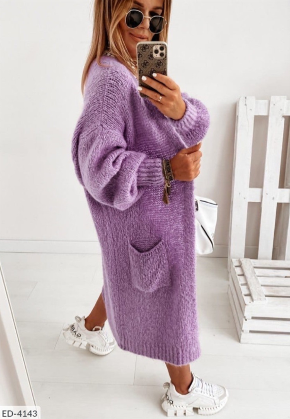 Jessica Cardigan Long Ouvert Devant Pour Femme Hivernal Confortable Et Chic Pour Le Quotidien