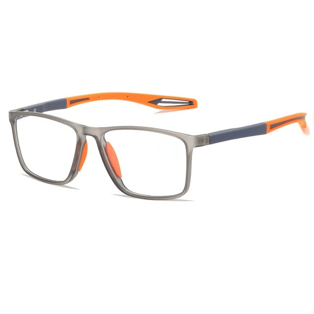 Lunettes De Lecture Freddie Deux Tons Rectangulaires Avec Poignée Texturée Ultralégères Multifocales Pour Hommes