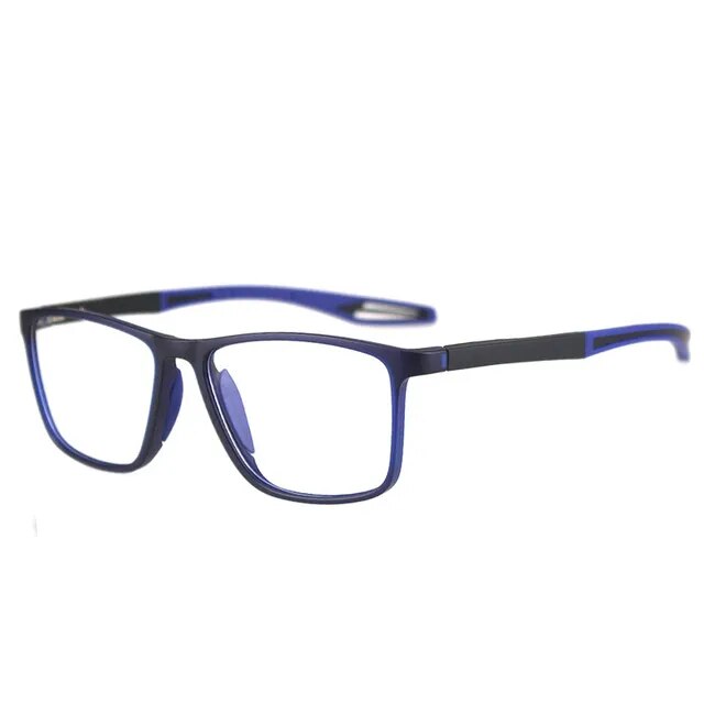 Lunettes De Lecture Freddie Deux Tons Rectangulaires Avec Poignée Texturée Ultralégères Multifocales Pour Hommes