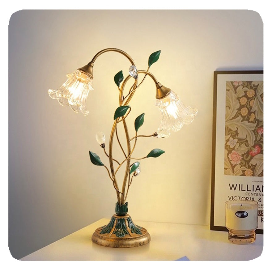 Neue französische Blumen-Tischleuchte
 - OnyxLampen
