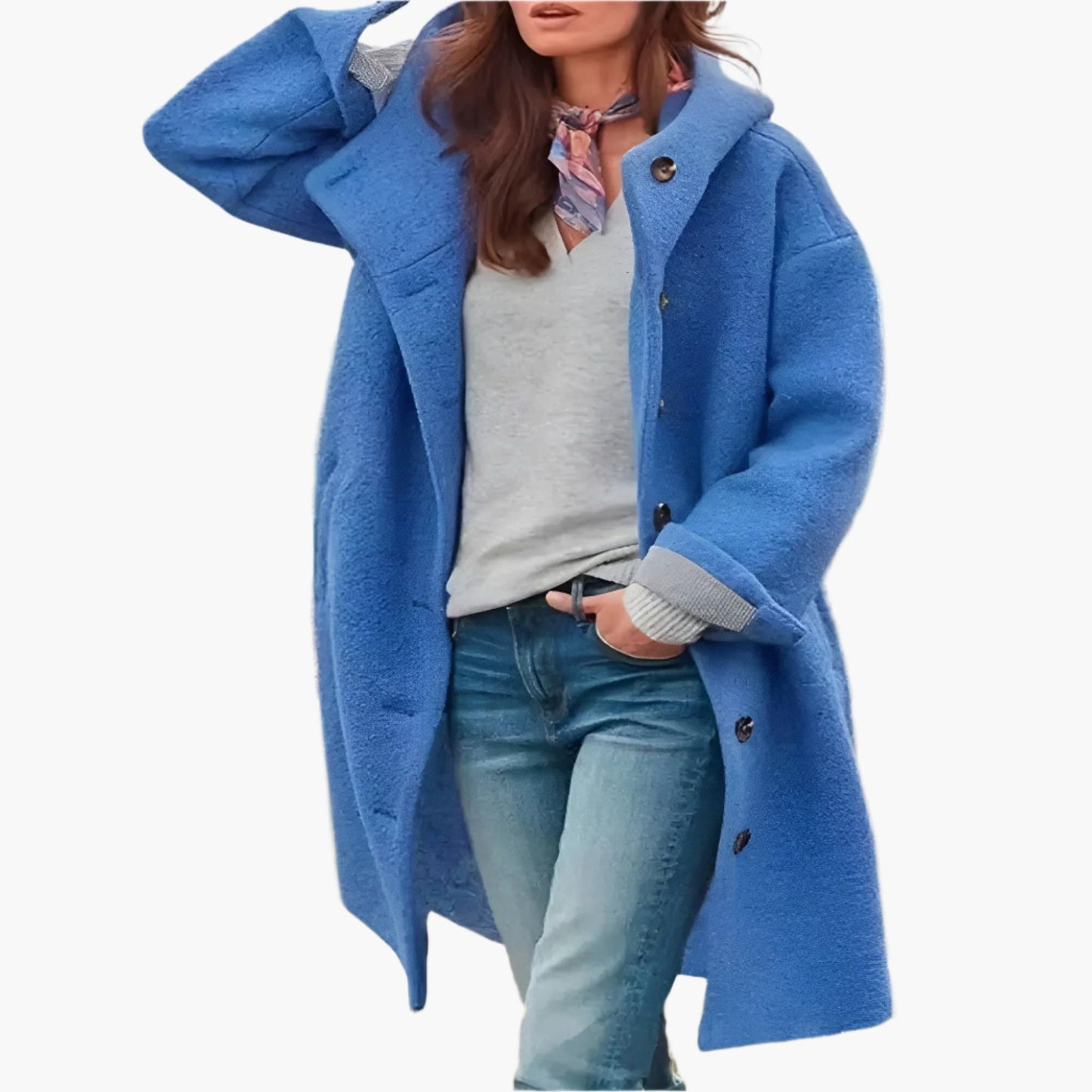 Elizabeth Manteau Long Hiver Décontracté Pour Femme Confort Et Élégance Quotidienne