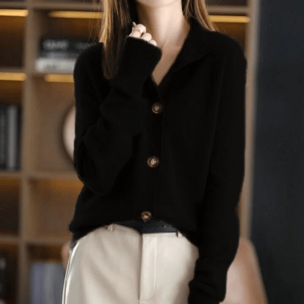 Danielle Cardigan DHiver Boutonné Pour Femmes Amawinc Tricot Doux Et Chaud Idéal Travail Weekend