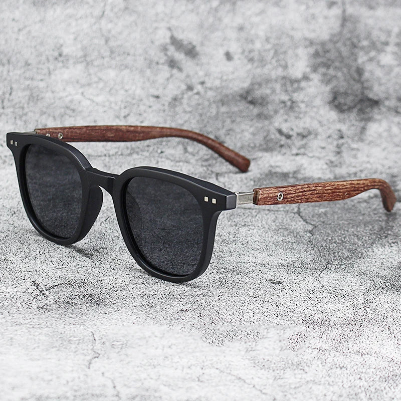 Lunettes de Soleil Tris Acétate Minimalistes Transparentes et Classiques avec Verres Sombres Confort toute la Journée