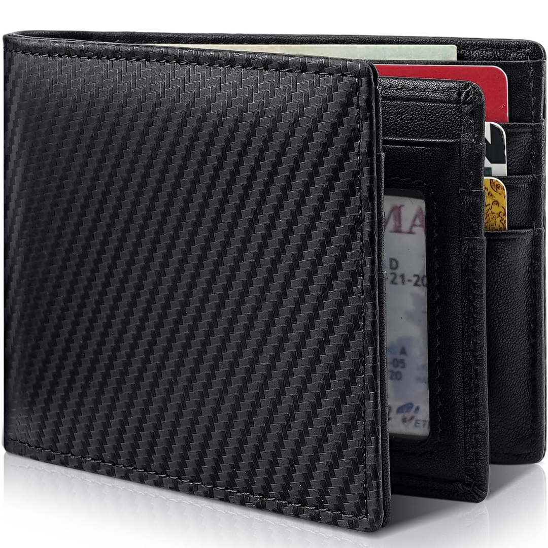 Portefeuille Bifold Sebastian Pour Homme En Cuir Synthétique Avec Emplacements Multiples Pour Cartes Et Coutures Renforcées