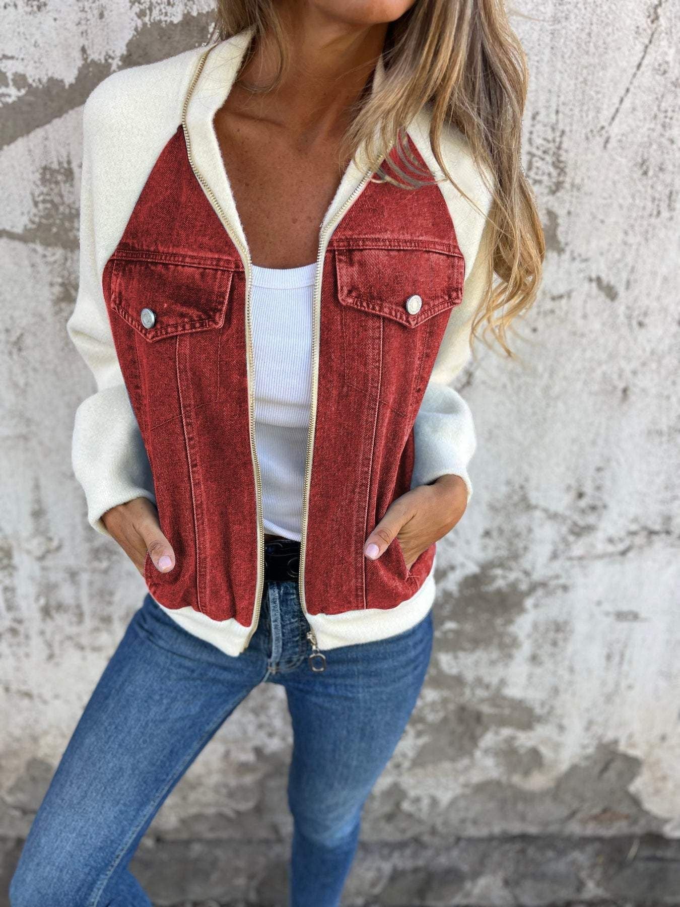 Damen-Denimjacke Adelaide im modernen Stil