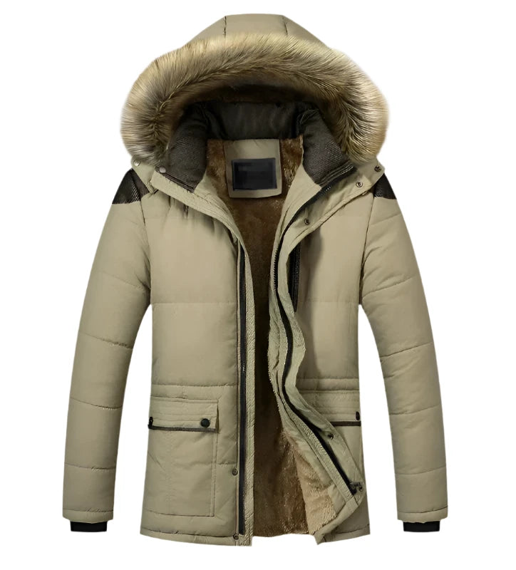 Coole Winterjacke mit Kapuze – Caleb