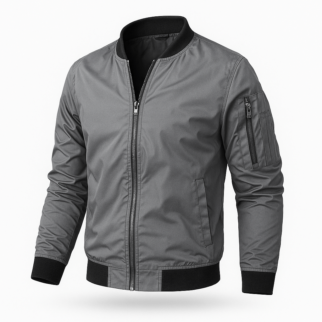 Veste Bomber Léger Pour Homme Xavier Amawinc Décontractée Pour Quotidien Avec Fermeture Éclair Avant