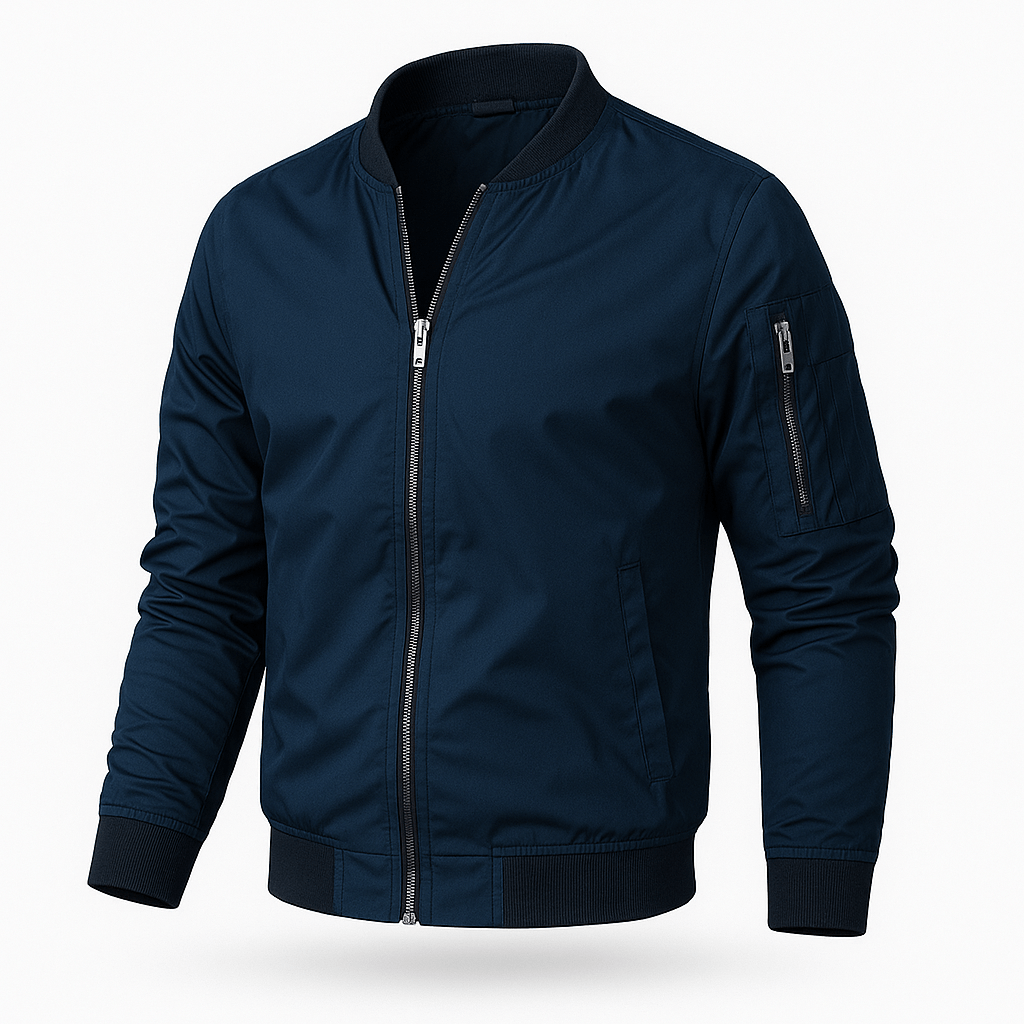 Veste Bomber Léger Pour Homme Xavier Amawinc Décontractée Pour Quotidien Avec Fermeture Éclair Avant