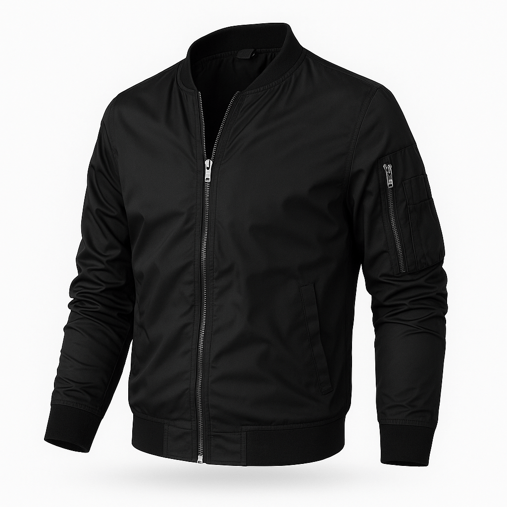 Veste Bomber Léger Pour Homme Xavier Amawinc Décontractée Pour Quotidien Avec Fermeture Éclair Avant