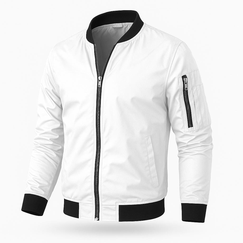 Veste Bomber Léger Pour Homme Xavier Amawinc Décontractée Pour Quotidien Avec Fermeture Éclair Avant