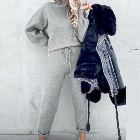 Abigail Ensemble Décontracté Deux Pièces Lounge en Polyester Léger Pour Détente à Domicile et Voyage