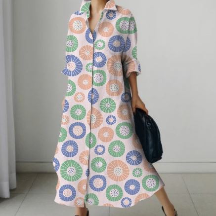 Damen-Hemdkleid Sarah: Elegant und stilvoll