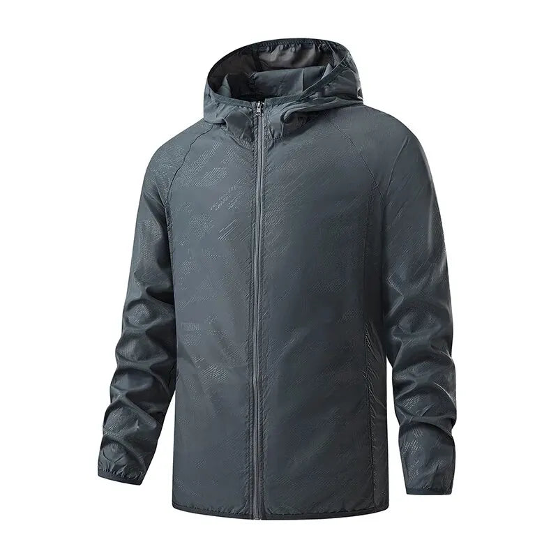 Olivia Veste Coupe Vent Imperméable Unisexe Légère Pour Randonnée Et Camping Toute Saison Avec Quatre Poches