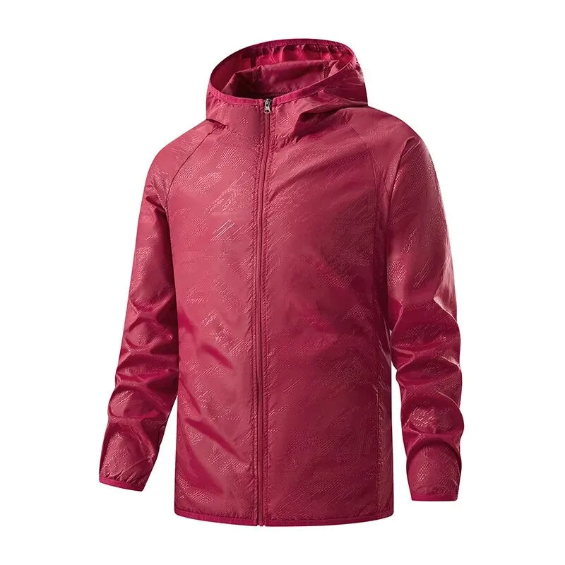 Olivia Veste Coupe Vent Imperméable Unisexe Légère Pour Randonnée Et Camping Toute Saison Avec Quatre Poches