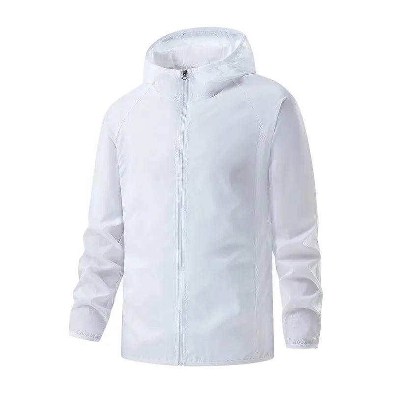 Olivia Veste Coupe Vent Imperméable Unisexe Légère Pour Randonnée Et Camping Toute Saison Avec Quatre Poches