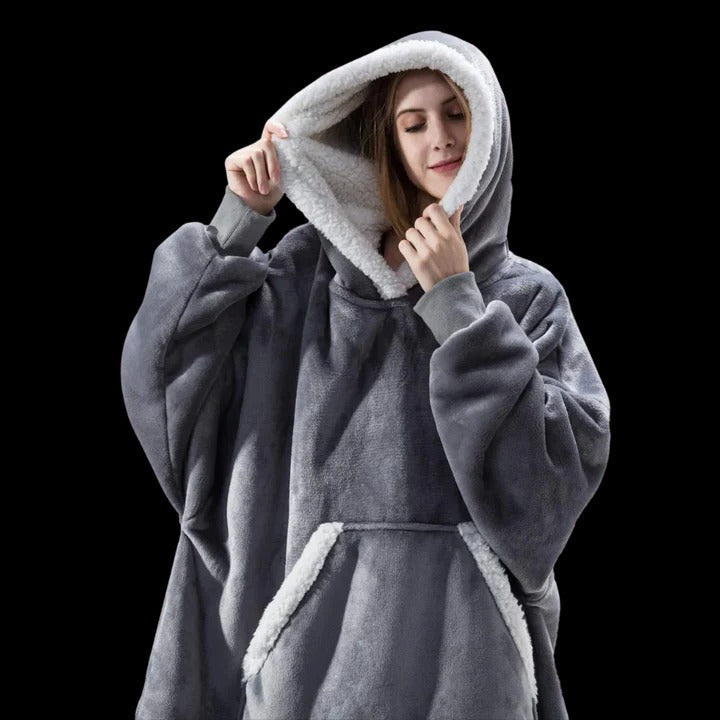Hoodie Couverture Géante Ultra Douillette Pour Maison Et Activités Extérieures Confort Abordable