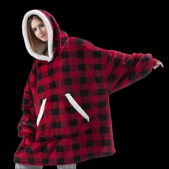 Hoodie Couverture Géante Ultra Douillette Pour Maison Et Activités Extérieures Confort Abordable