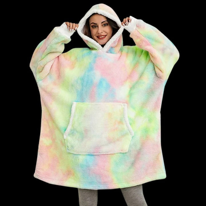 Hoodie Couverture Géante Ultra Douillette Pour Maison Et Activités Extérieures Confort Abordable