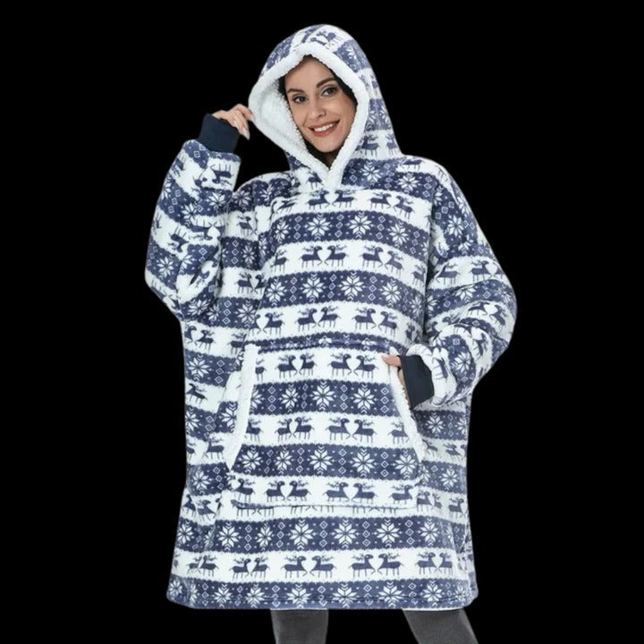Hoodie Couverture Géante Ultra Douillette Pour Maison Et Activités Extérieures Confort Abordable