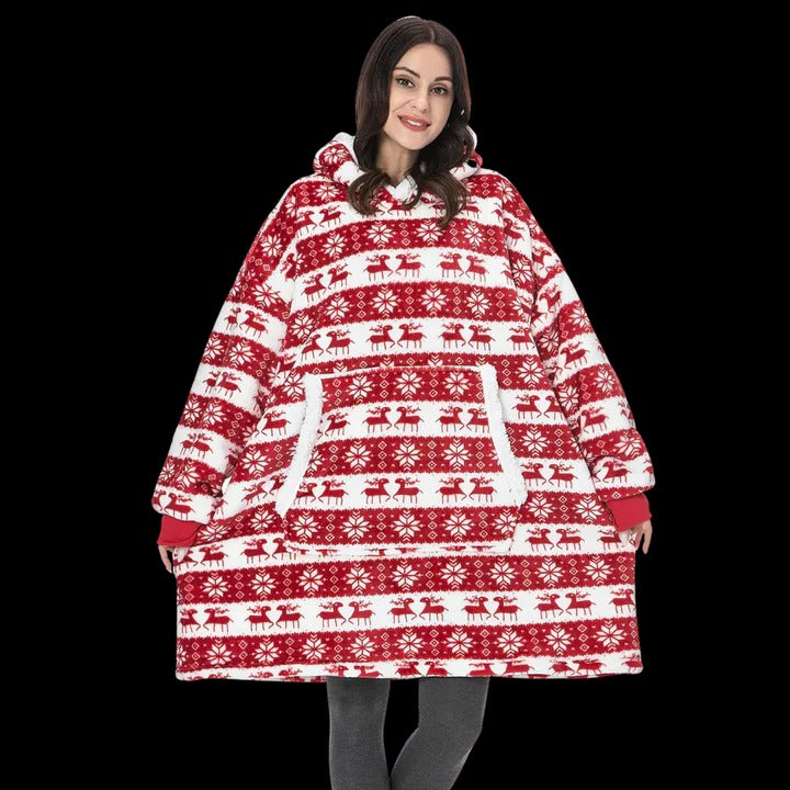 Hoodie Couverture Géante Ultra Douillette Pour Maison Et Activités Extérieures Confort Abordable