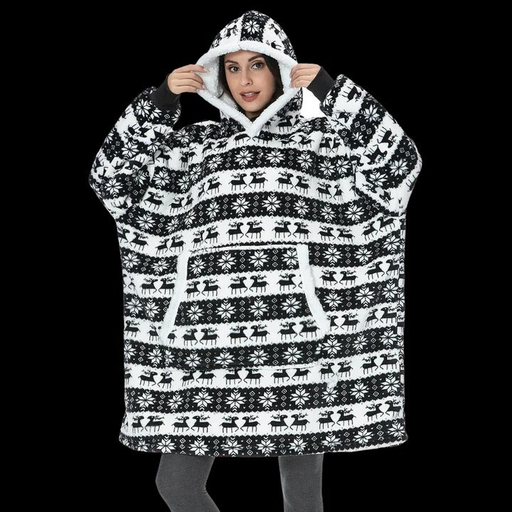 Hoodie Couverture Géante Ultra Douillette Pour Maison Et Activités Extérieures Confort Abordable