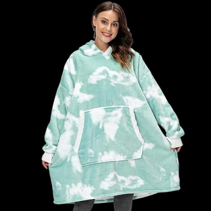 Hoodie Couverture Géante Ultra Douillette Pour Maison Et Activités Extérieures Confort Abordable