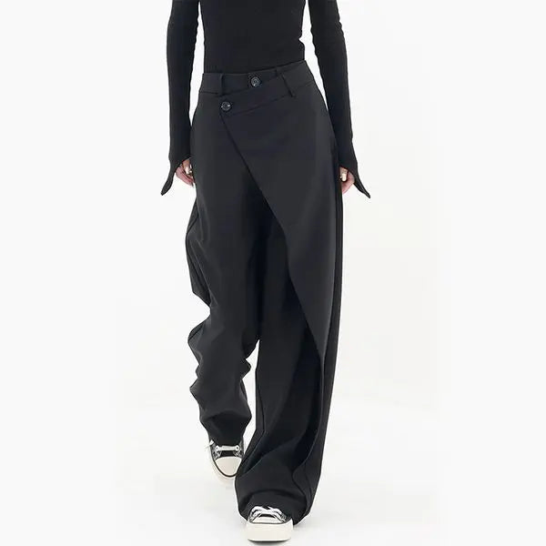 Pantalon Paloma À Jambe Large Par Isabella Vionnet En Tissu Bemberg Rayon Mélangé Taille Haute Évasée
