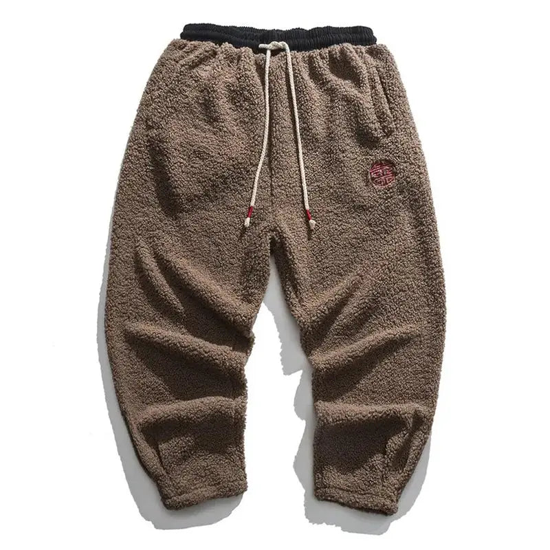 Joggeurs Polaires Urbains Avec Ceinture À Cordon Confort Doux Écologique Amawinc