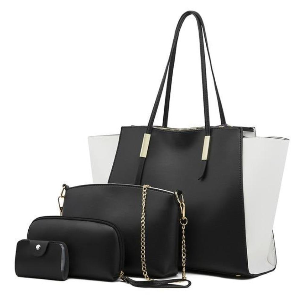 Ensemble Amawinc Amy Tote Quatre Sacs Polyvalents Cabas Bandoulière Pochette Porte Clé Pour Toutes Les Occasions