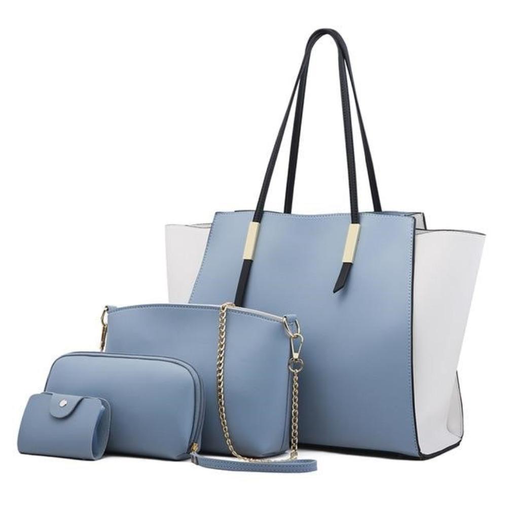 Ensemble Amawinc Amy Tote Quatre Sacs Polyvalents Cabas Bandoulière Pochette Porte Clé Pour Toutes Les Occasions