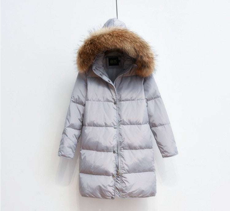 Amawinc | Arctic Luxe - Elegante lange Jacke