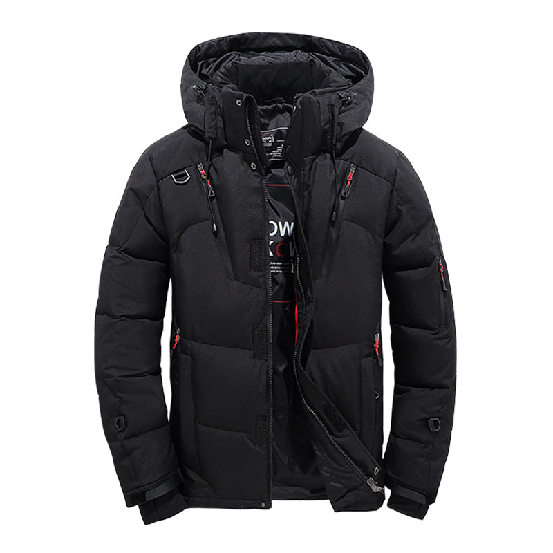 Amawinc Manteau Doudoune Matelassé À Capuche Hiver Chaud Imperméable Pour Activités Extérieures Randonnée
