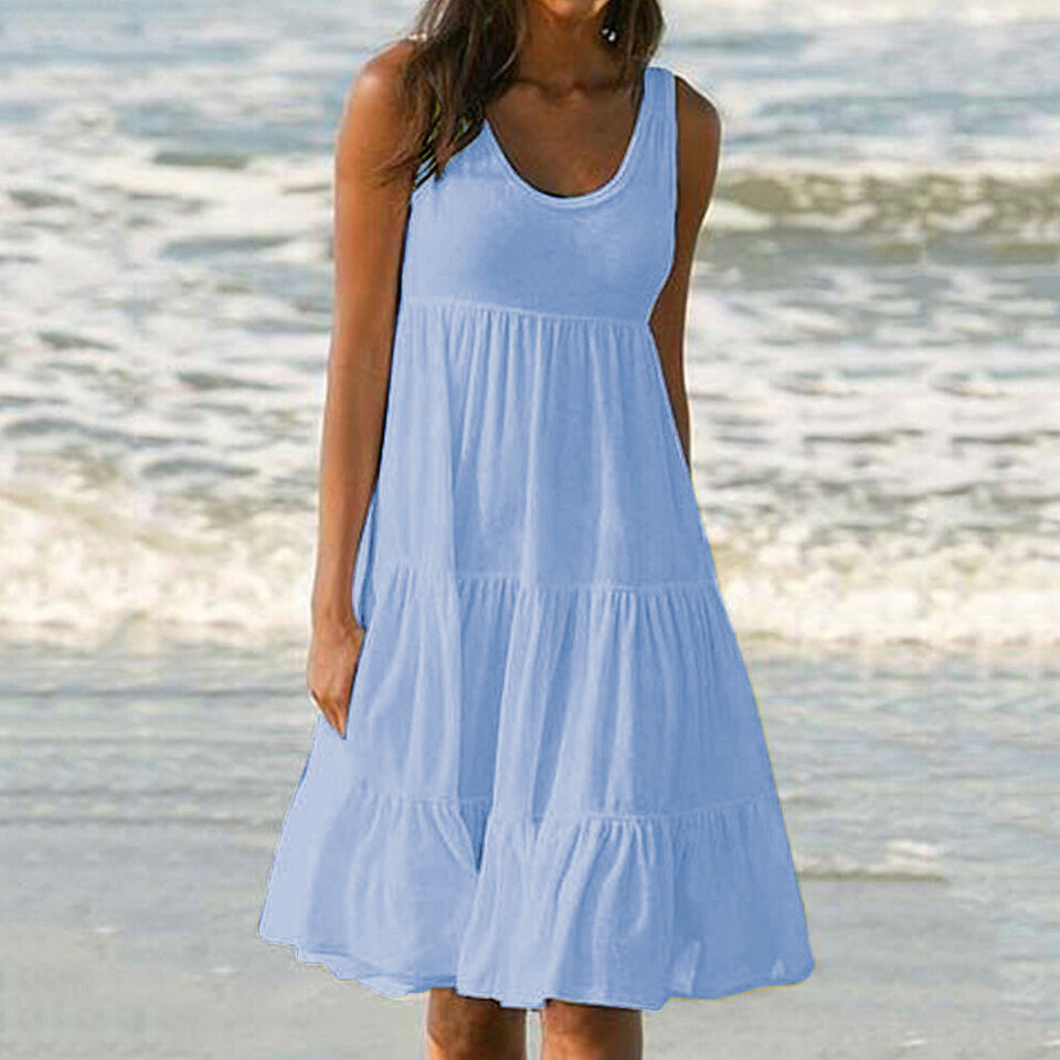 Honora: Ärmelloses Kleid für den Sommer