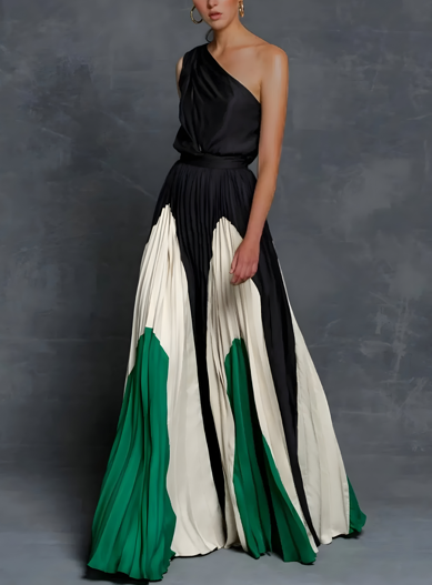 Robe Maxi Asymétrique Ruby Amawinc Pour Mariage Gala Événements Tapis Rouge Haut Couture