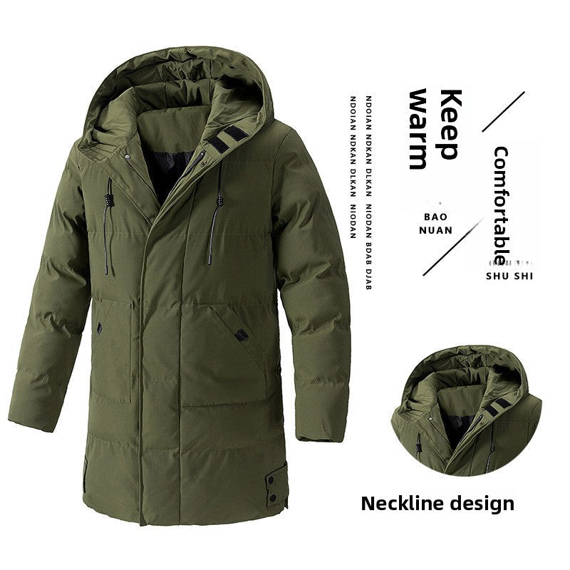 Manteau Long Pour Homme Élégant Et Chaud Style Trench Classique Pour Hiver Froid