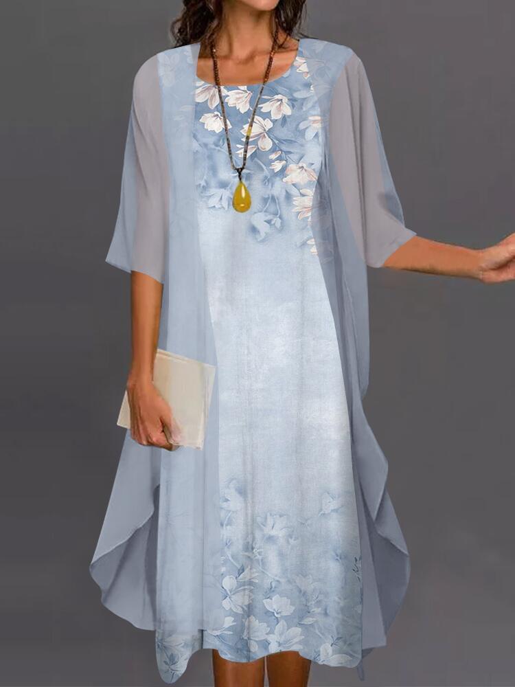 Robe Élégante en Dentelle et Chiffon pour Mère de la Mariée Robe de Soirée Formelle pour Mariages et Fêtes