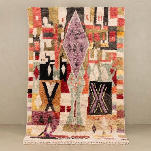 Smara - vintage boujad rug - Amawinc