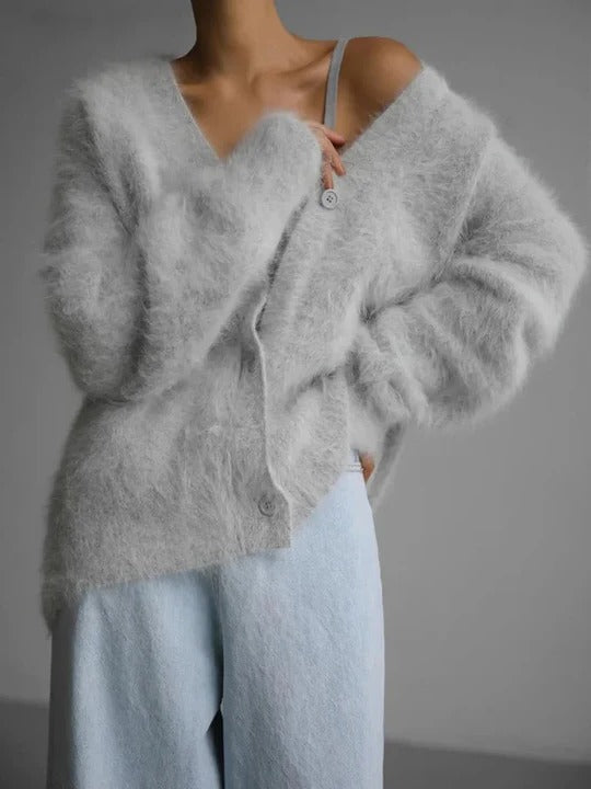 Amawinc Cardigan Doux En Maille Léger Pour Toutes Saisons Confort Polyvalent Pour Style Décontracté