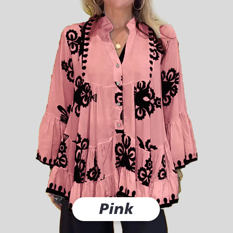 Damen-Boho-Top mit Rüschen von Sophie